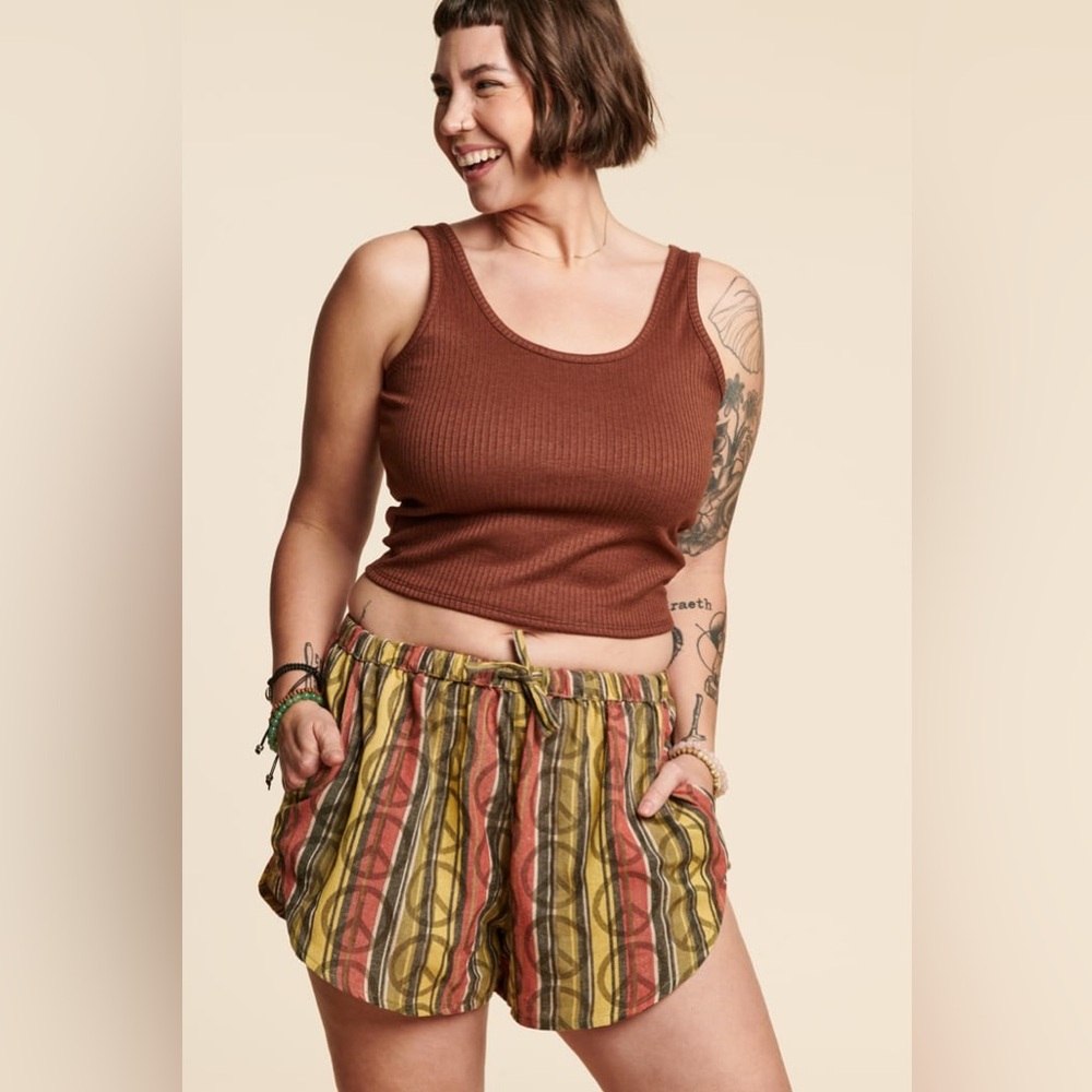 Earthbound Peace Sign Shorts